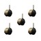 Service Caster 2'' Floor Safe Antique Hooded Twin Wheel Caster 3/8 Threaded Stem, 5PK SCC-TS02S50D-NYU-WA-381615-5 - alternate 1